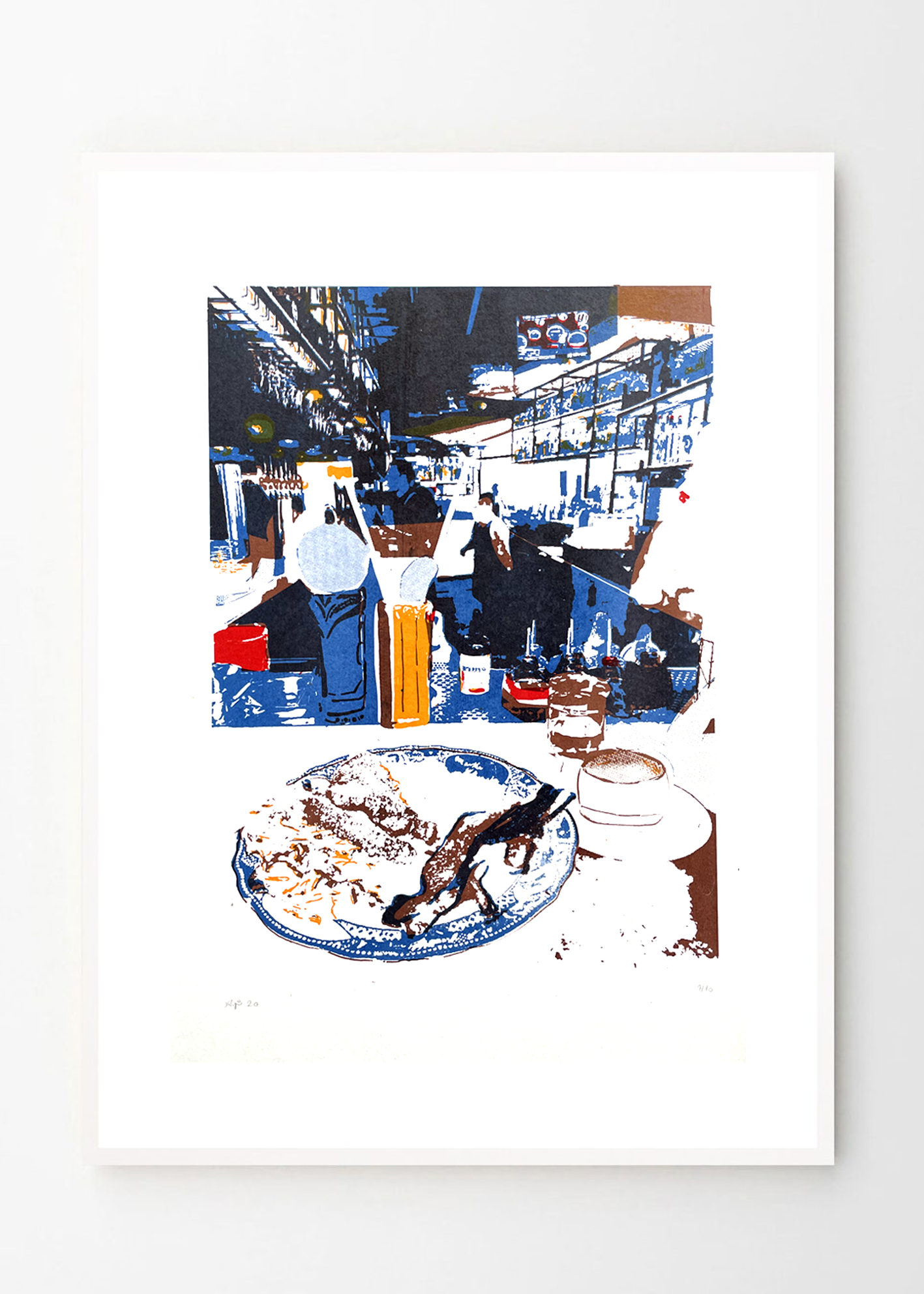 דיינר אמריקאי - גודל A3