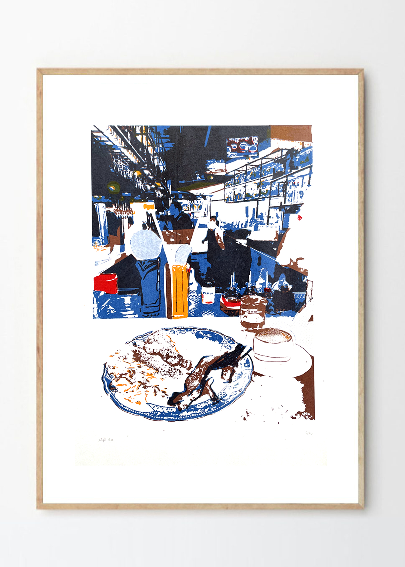 דיינר אמריקאי - גודל A3