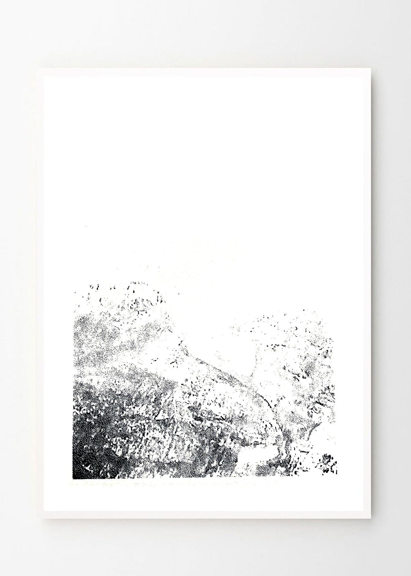 טופוגרפיה בכחול נייבי חלק 4 מתוך 4 - גודל A2