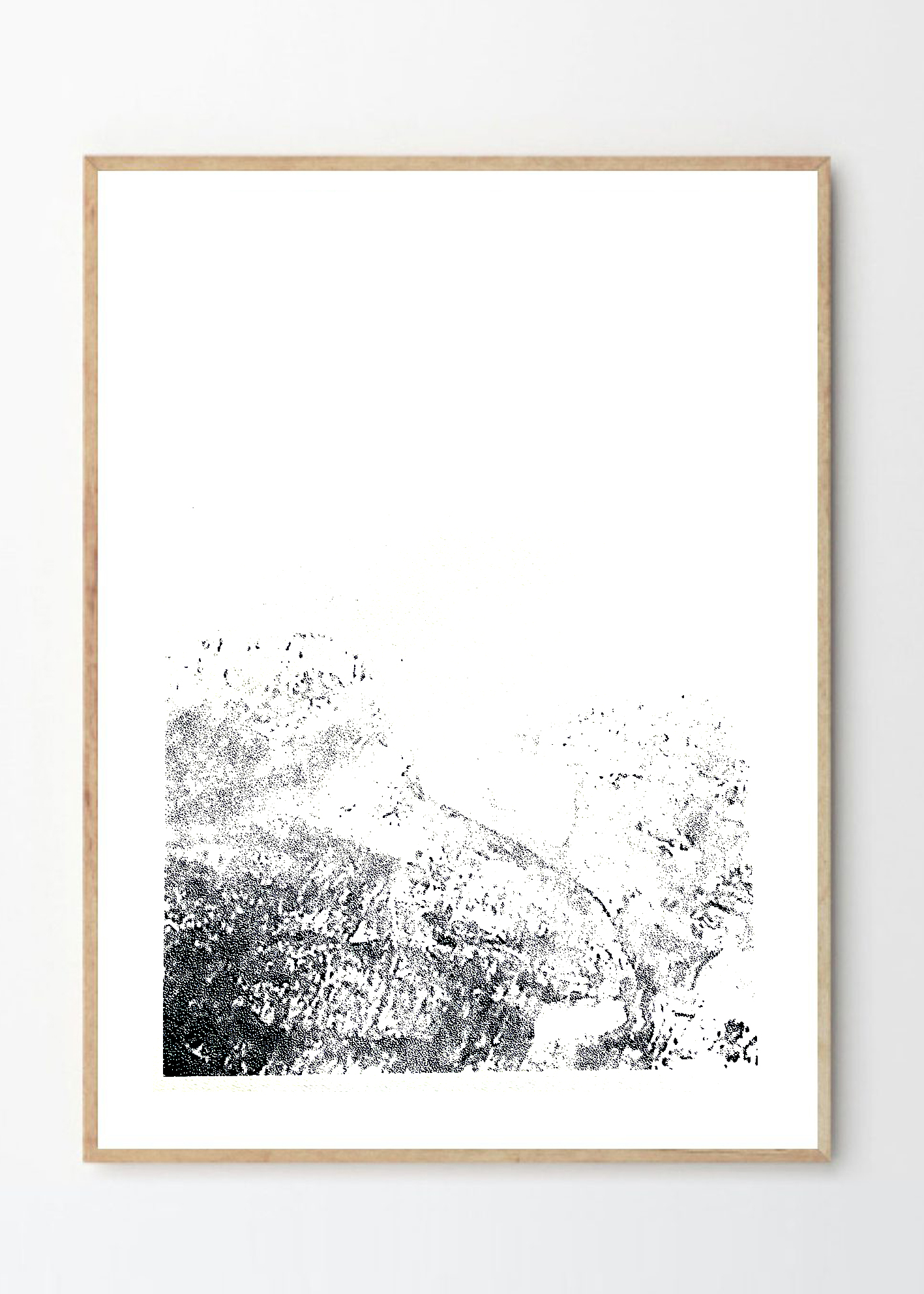 טופוגרפיה בכחול נייבי חלק 4 מתוך 4 - גודל A2