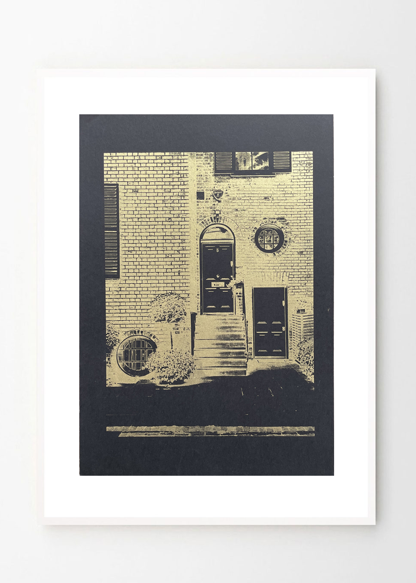 לונדון בשחור וזהב - גודל A3