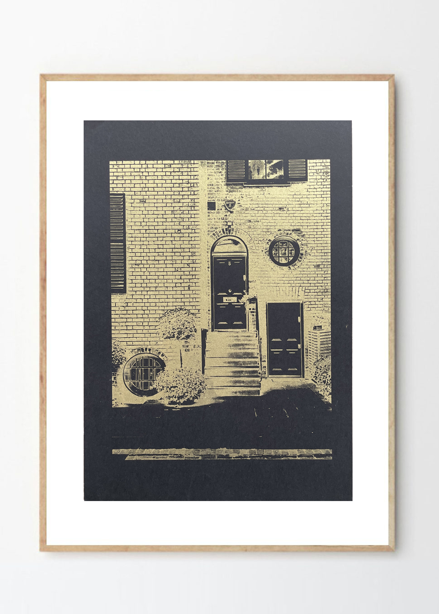 לונדון בשחור וזהב - גודל A3