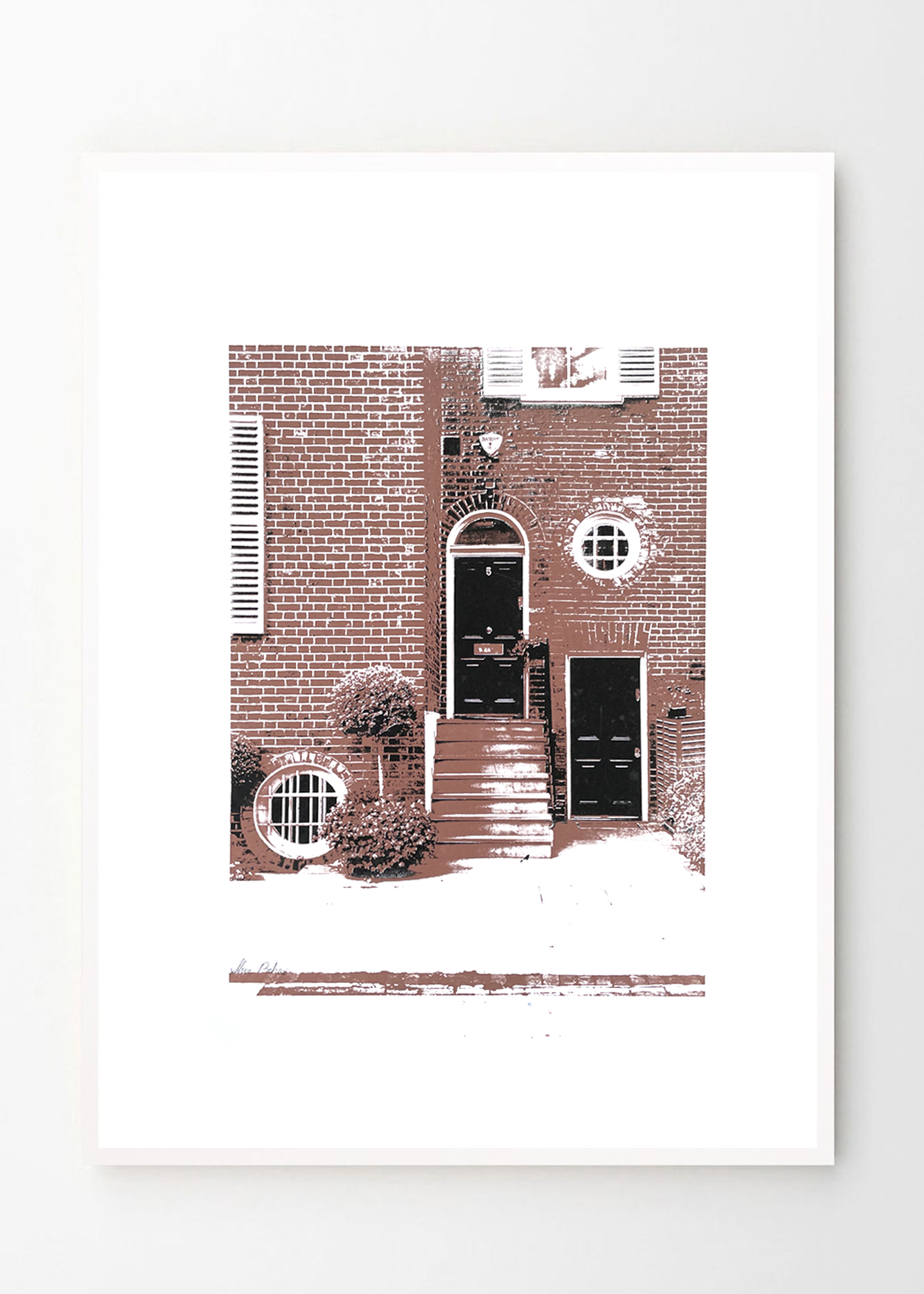 לונדון בשחור וחום - גודל A3