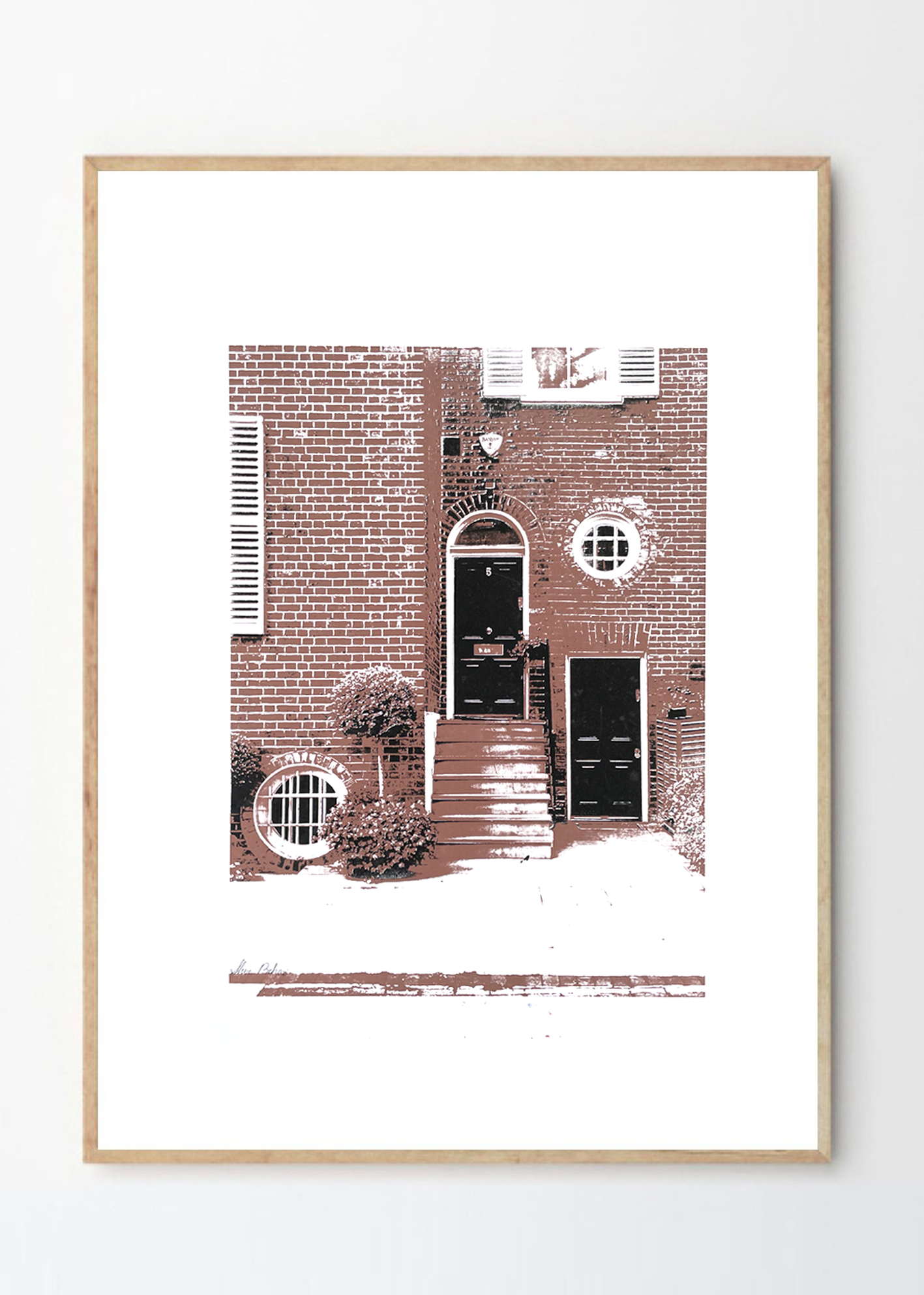 לונדון בשחור וחום - גודל A3