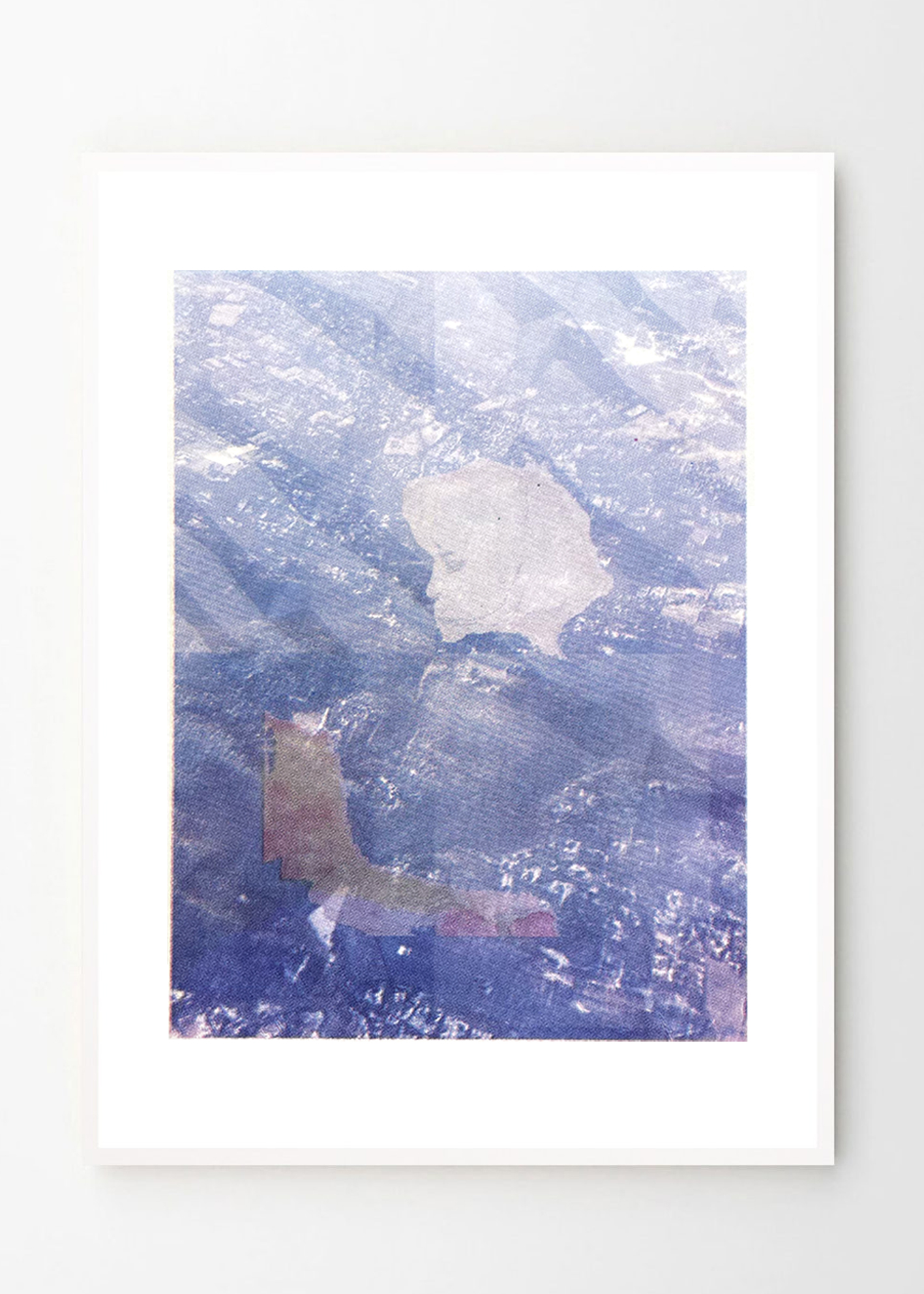 The Girl In The Sky - hand-printed listing A3 size The Girl In The Sky - רישום בהדפסה ידנית גודל A3