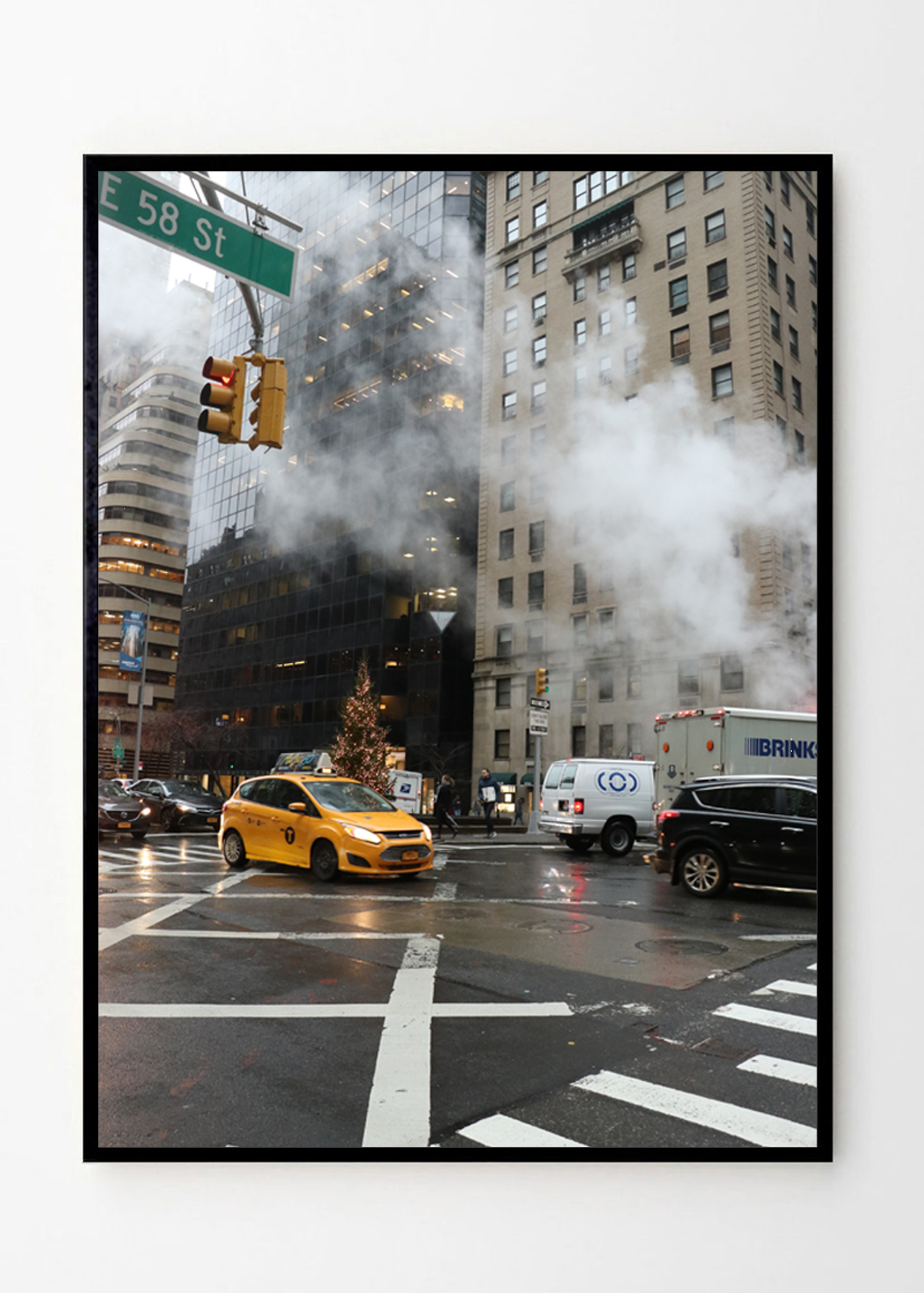 Busy road in Manhattan כביש סואן במנהטן