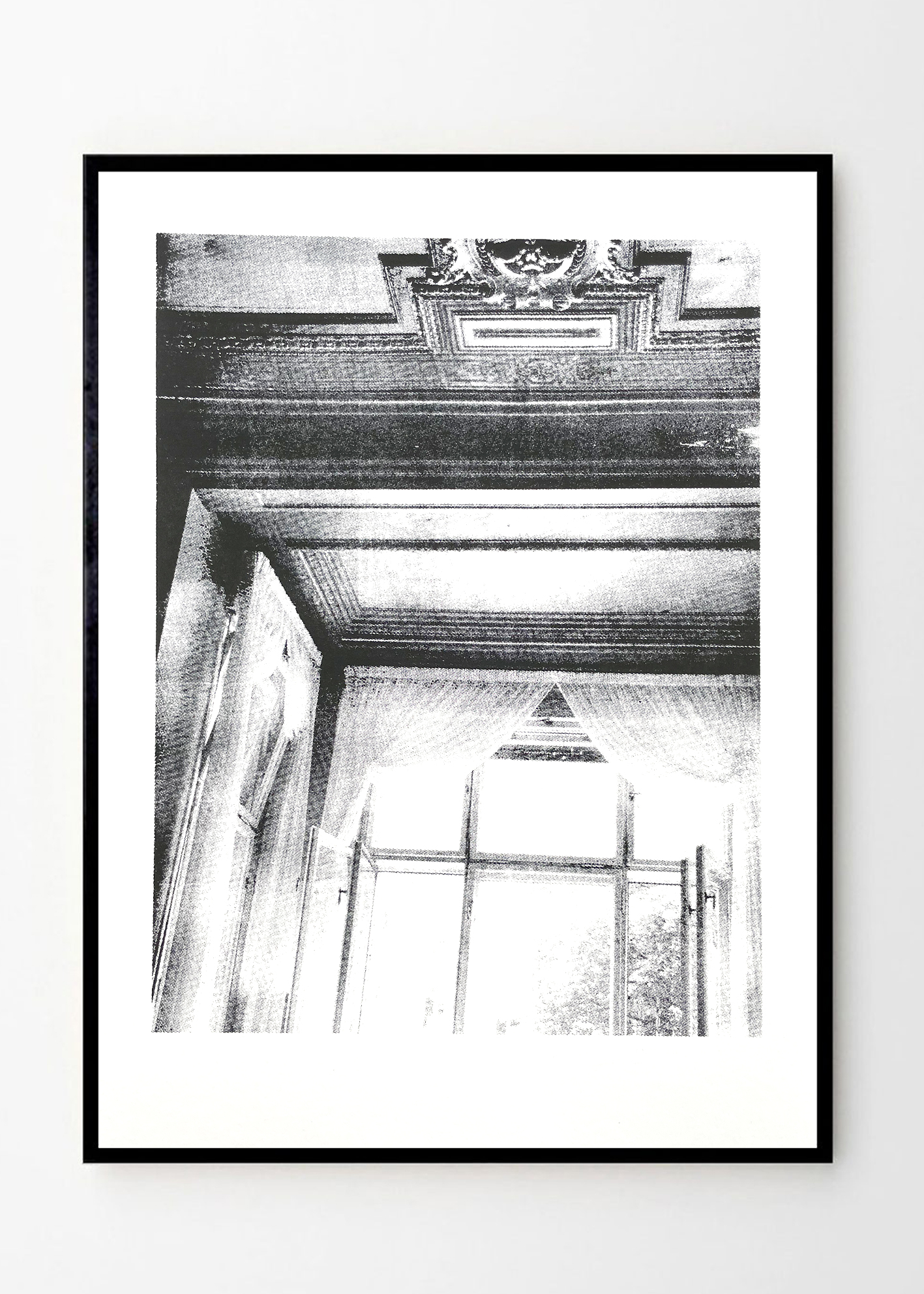 חלון בארוק - שחור לבן גודל A3 שיר בכר shir behar הדפסים וצילומים בעבודת יד